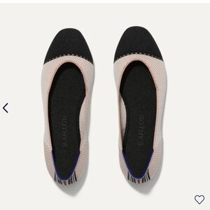 Rothy's Black and Cream Women's Shoes